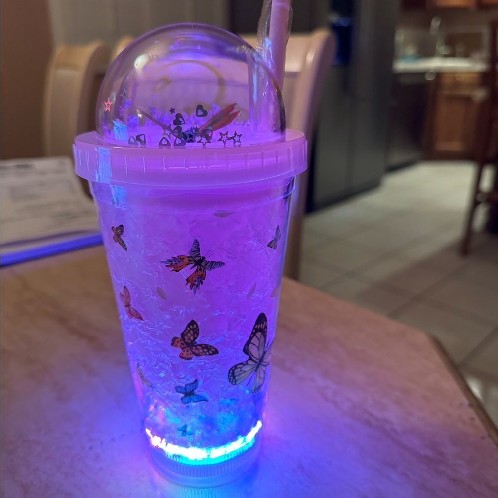 Light Up Butterfly Cup